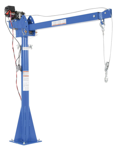 DC POWERED LIFT JIB CRANE 2K 4-7 FT BOOM